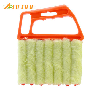 ABEDOE Microfiber Window Blinds Cleaning Brush Air Conditioner Duster Cleaner with Washable Venetian Blind Brush Clean Cleaner