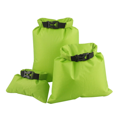 3pcs Waterproof Dry Bag Storage Pouch Bag for Camping Boating Kayaking Rafting Fishing (1.5L+2.5L+3.5L)