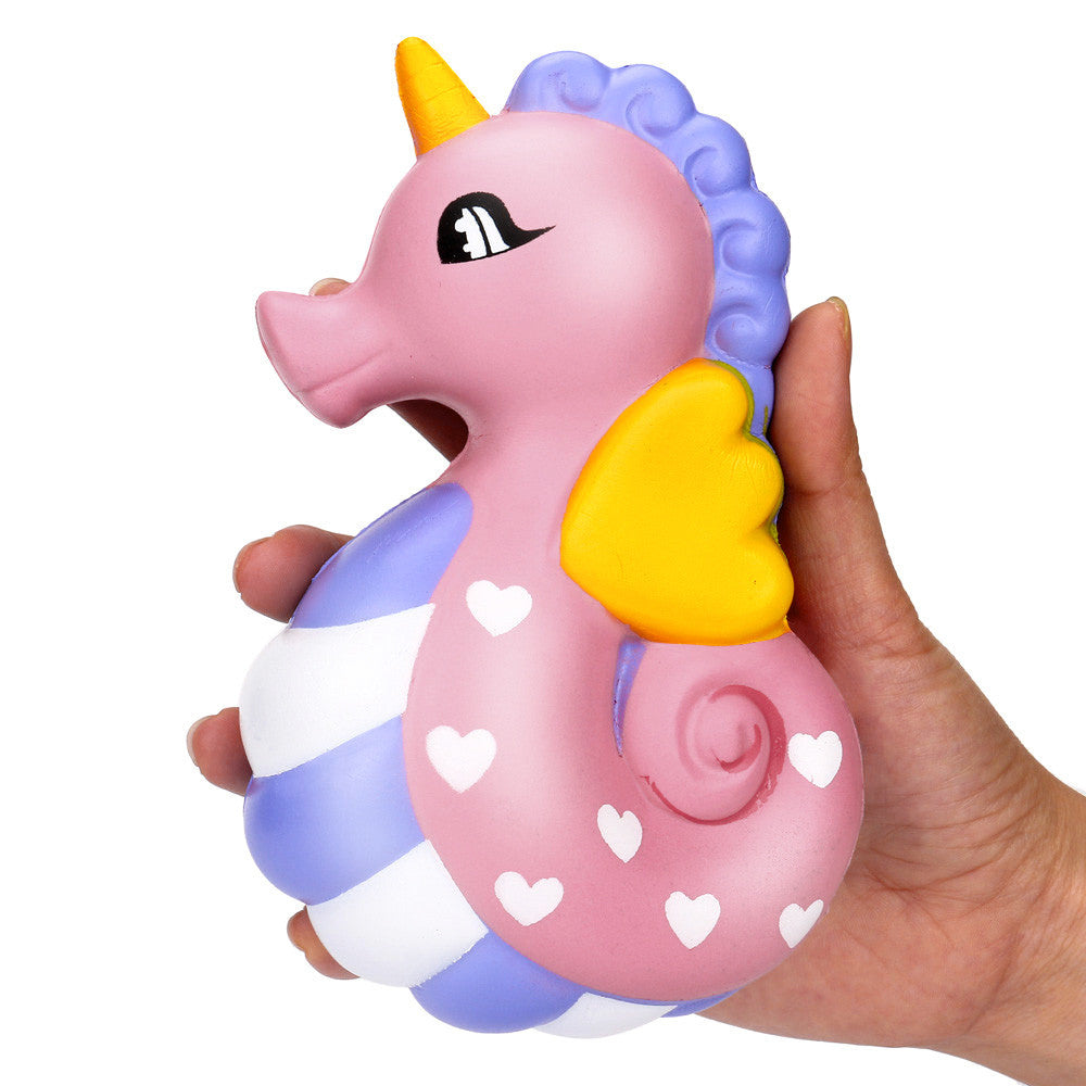 Squishy Cute Sea Horse Scented Cream Slow Rising Squeeze Decompression Toys