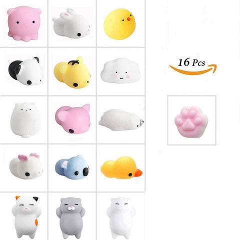 Soft Animal Squishies, Stress Relief Squishy, Animal Toys, Squeeze Toys